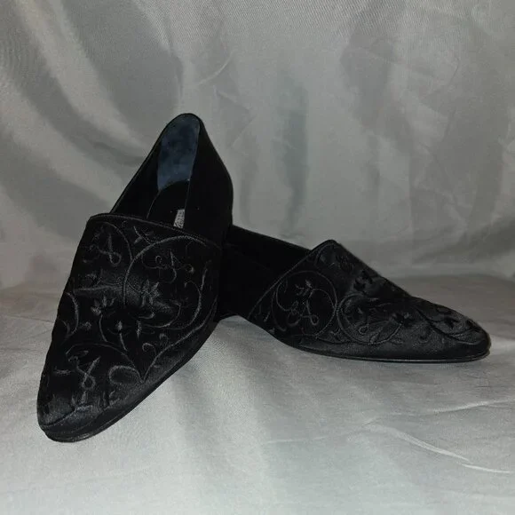 Emporio Armani | Shoes | Emporio Armani Black Velvet Loafer  display picture 3